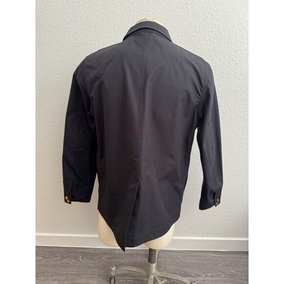 Flint & Tinder Men's Waxed Canvas Jacket XL Black British Millerain – Rare - Picture 3 of 9